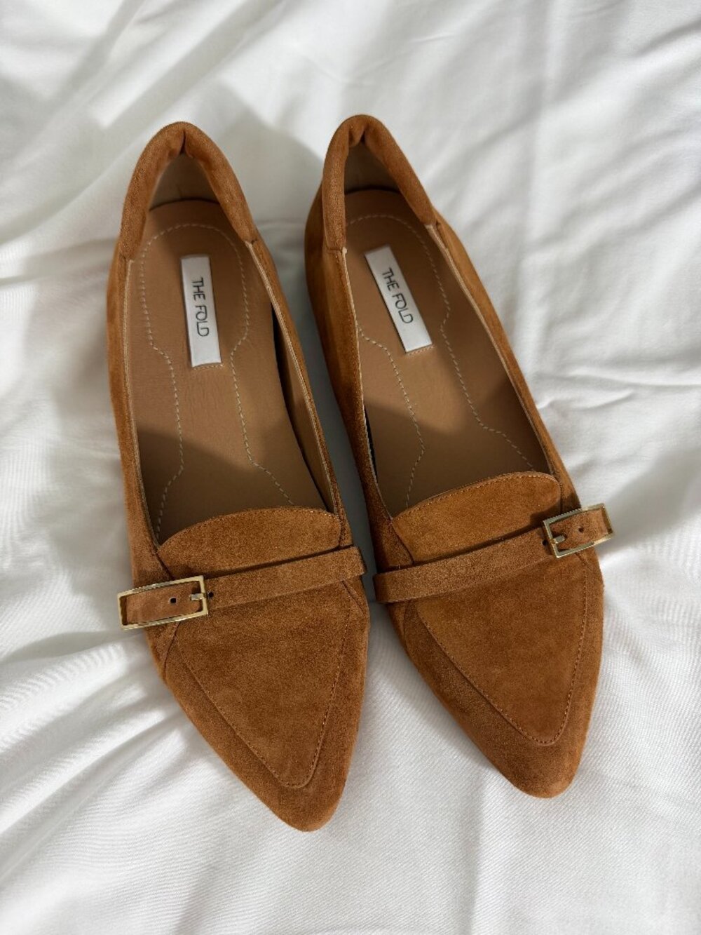 The Fold London Caramel Flats - New without box - Size 37